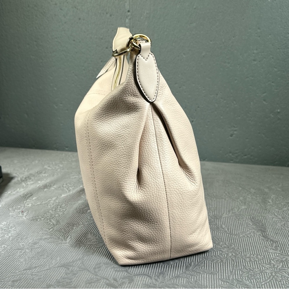 MICHAEL KORS Sienna Soft Pink Pebbled Leather Large Convertible Shoulder/Hobo - Picture 3 of 14